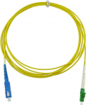 BlueOptics&copy; Simplex LWL Patchkabel, LC-APC/SC-UPC blau, 25 Meter, Singlemode E9/125&micro;m, G.657.A1, OS2, Eingangsd&auml;mpfung: unter 0.2dB, Markenfaser, LSZH gelb, 2.0mm Tube, Keramik Ferrule, inkl. Messprotokoll (SFP2122BU25MX)