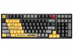 A4TECH Klawiatura mechaniczna BLOODY S98 USB Sports Lime BLMS Red Plus Switches