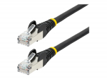 StarTech.com 2m CAT6a Ethernet Cable - Black - Low Smoke Zero Halogen (LSZH) - 10GbE 500MHz 100W PoE++ Snagless RJ-45 w/Strain Reliefs S/FTP Network Patch Cord - Patch-Kabel - RJ-45 (M) zu RJ-45 (M) - 2 m - S/FTP - CAT 6a - IEEE 802.3bt - halogenfrei ...