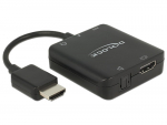 Delock Adapterkabel HDMI-A Stecker > HDMI + Audio Extractor 4K