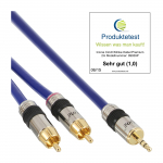 InLine Premium - Audiokabel - Stereo Mini-Klinkenstecker m&auml;nnlich zu RCA m&auml;nnlich