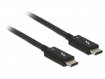 DeLOCK - Thunderbolt-Kabel - USB Typ C (M) bis USB Typ C (M) 3 A - 2,0m - 4K Unterst&uuml;tzung - Schwarz (84847)