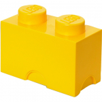 LEGO Lizenzkollektion 40021732 - Stapelbare Aufbewahrungsbox 2 Noppen, gelb