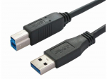 Bachmann 917.1205 USB Kabel 1 m USB 3.2 Gen 1 (3.1 Gen 1) USB A USB B Schwarz (917.1205)