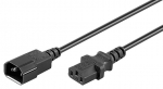 MicroConnect - Spannungsversorgungs-Verl&auml;ngerungskabel - 3,0m - Schwarz (PE040630, 142257-003, DEL)