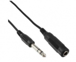MicroConnect - Audioverl&auml;ngerungskabel - Stereo-Stecker weiblich zu Stereo-Stecker m&auml;nnlich - 5 m (AUDNU5)
