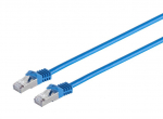 MicroConnect - Netzwerkkabel - RJ-45 (M) zu RJ-45 (M) - 1,0m - SFTP, PiMF -Cat.7 Rohkabel - halogenfrei, ohne Haken - Blau (SFTP701B)