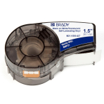 Brady B-427 - Vinyl - matt - permanenter Acrylklebstoff - 102 Mikrometer - Schwarz auf Wei&szlig; - Roll (3,81 cm x 4,3 m) 1 Rolle(n) (1 Rolle(n) Etiketten - f&uuml;r Brady BMP21-LAB, BMP21-PLUS, BMP21-PLUS Printer Kit, BMP21-PLUS TeleDatacom Printer Kit (110930)