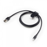 MOPHIE-ACCESSORIES-CABLES-USBA TO LIGHTNING-1M-BLACK-BRAIDED