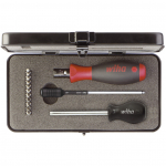 Wiha TorqueVario-S 2852 - Precision torque screwdriver handle with bit set - 13 St&uuml;cke - 0,8 - 5 N&middot;m - in Box (26893)