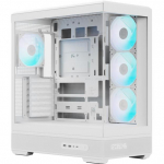 Aerocool P500B DIGI White ARGB Midi-Tower - Wei&szlig;, Tempered Glass, Dot-Pixel Display (ACCM-PN09143.21)