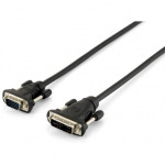 Equip VGA Kabel HD15 -> DVI 12+5 1.80m 1920x1200 schwarz Polybeutel