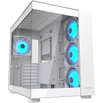 Cougar FV150 RGB Mid Tower ATX Case with Glass Panels (White)