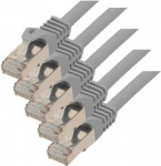 S-ConnCat.7 Rohkabel S/FTP 1.5 m - RJ-45 - RJ-45 - M&auml;nnlich/m&auml;nnlich - Kupfer -Cat.7 Rohkabel - S/FTP (S-STP) (75511-1.5-SET5)