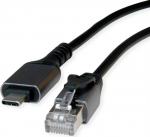 VALUE Konverterkabel USB3.2 Typ C - RJ45 Gigabit Eth. FTP ST/ST 3m - Digital/Daten - Netzwerk (12.99.1168)
