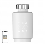 MOES TV02 ZigBee LCD termostatinė galvutė