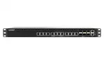 QNAP QSW-M5218P-6F12T valdomasis L3 PoE tinklo jungiklis, 12 x 10G Ethernet RJ-45, montuojamas į 1U stovą