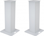 EUROLITE 2x Stage Stand 100cm inkl. Cover und Tasche, wei&szlig; (32000040)