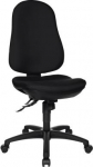 Topstar B&uuml;rodrehstuhl Support SY, Stoff, schwarz Bandscheibensitz, Synchronmechanik, stabiles Fu&szlig;kreuz (8550 G20)