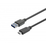 Vivolink PROUSBCAMM15. Kabell&auml;nge: 15 m, Anschluss 1: USB C, Anschluss 2: USB A, USB-Version: USB 3.2 Gen 1 (3.1 Gen 1), Maximale Daten&uuml;bertragungsrate: 5000 Mbit/s, Produktfarbe: Schwarz (PROUSBCAMM15)