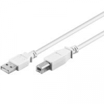 Wentronic 96186 - USB A - USB B - M&auml;nnlich/m&auml;nnlich - Wei&szlig; (96186)