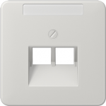 Jung Abdeckung CD569-2NAUALG f&uuml;r UAE-Dose (CD569-2NAUALG)