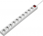 Hama Multiple Socket Outlet - Steckdosenleiste - Wechselstrom 230 V - 3500 Watt - Ausgangsanschl&uuml;sse: 10 - 3,0m Schnur - wei&szlig; (00137234)