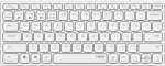 Rapoo E9600M Tastatur RF Wireless + Bluetooth QWERTY Deutsch Wei&szlig; (00217362)