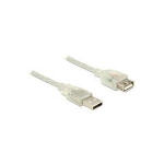 DeLOCK - USB-Verl&auml;ngerungskabel - USB (M) - USB (W) - 50cm (USB/USB2.0) - durchsichtig (83880)