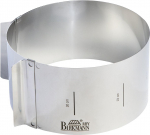 RBV Birkmann Tortenring | Easy Baking - Tortenring - Rund - Flache Oberfl&auml;che - Edelstahl - Edelstahl - 100 mm (429314)