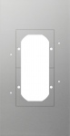GIRA 1297 00. Produktfarbe: Silber, Material: Aluminium, Design: konventionell. Breite: 130 mm, H&ouml;he: 253 mm (129700)