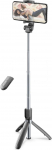 Cellularline Freedom. Geeignet f&uuml;r: Smartphone, Produktfarbe: Schwarz, Silber, Markenkompatibilit&auml;t: Jede Marke. Verpackungsbreite: 130 mm, Verpackungstiefe: 50 mm, Verpackungsh&ouml;he: 240 mm (BTSELFIESTICKFREEK)