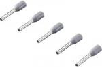 Rittal Aderendh&uuml;lse 1 x 0.75 mm&sup2; x 8 mm Teilisoliert Grau 4050.731 500 St. (4050.731)
