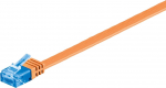 Wentronic 96321 - RJ-45 - RJ-45 - M&auml;nnlich/m&auml;nnlich - Cat6a - U/UTP (UTP) - Blau - Orange (96321)
