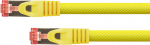 RNS&reg; Patchkabel mit Rastnasenschutz und Nylongeflecht, Cat. 6, S/FTP, PiMF, PVC, 250MHz, OFC, gelb, 30m, PYTHON&reg; Series (8063PY-300Y)