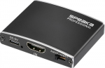 SpeaKa Professional HDMI-Splitter 3840 x 2160 Pixel Schwarz (SP-13723876)