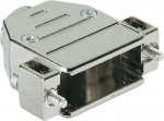 Harting D-SUB Geh&auml;use Polzahl: 37 Kunststoff, metallisiert 180 &deg; Silber 09 67 037 0443 1 St. (09 67 037 0443)
