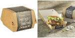 PAPSTAR Burgerbox pure, Ma&szlig;e: 115 x 110 x 70 mm, gro&szlig; aus FSC-zertifiziertem Frischfaserkarton, fettdicht, - 1 St&uuml;ck (85823)