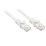 Lindy Basic - Patch-Kabel - RJ-45 (M) bis RJ-45 (M) - 50cm - UTP - CAT 6 - gepresst, glatt - wei&szlig; (48201)