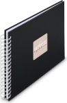 Hama Spiral-Album Fine Art 50 wei&szlig;e Seiten New Black (00009831)