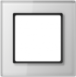 Jung AC 581 GL WW Wandplatte/Schalterabdeckung Transparent (AC 581 GL WW)