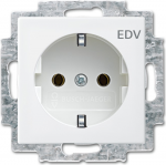 Busch-Jaeger 2011-0-6235. Buchsen-Typ: CEE 7/3. Produktfarbe: Silber, Wei&szlig;. Ausgangsspannung: 250 V, Ausgangsstrom: 16 A (2011-0-6235)