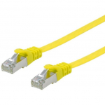 Equip Patchkabel Cat6A U/FTP 2xRJ45 3.00m gelb Flach LSZH Polybeutel