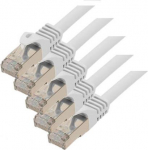 S-ConnCat.7 Rohkabel S/FTP 0.5 m - RJ-45 - RJ-45 - M&auml;nnlich/m&auml;nnlich - Gold -Cat.7 Rohkabel - S/FTP (S-STP) (75511-0.5W-SET5)