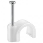 Kabelschelle, wei&szlig; - max. Kabeldurchmesser : 5,0 mm