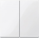 Merten Abdeckung Serienschalter System M, 1-M, M-Smart, M-Plan, M-Creativ Polarwei&szlig; gl&auml;nzend 432519 (432519)