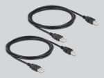 Delock - USB-Umschalter f&uuml;r die gemeinsame Nutzung von Peripherieger&auml;ten - 4 x USB2.0 - wandmontierbar, oberfl&auml;chenmontierbar (11493)