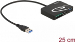 Delock Card Reader f&uuml;r XQD / SD / Micro SD Speicherkarten + USB Typ-A Port