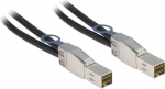 Inter-Tech - Externes SAS-Kabel - SAS 12Gbit/s - 36 pin 4x Mini SAS HD (SFF-8644) (M) zu 36 pin 4x Mini SAS HD (SFF-8644) (M) - 1,0m - Schwarz (88885008)