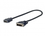 VivoLink PRODVIADAPHDMI 0.2m DVI HDMI Schwarz Videokabel-Adapter (AD-DM/HF)